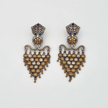 DualTone Temple Earrings