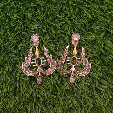Shiva Trishul Earrings