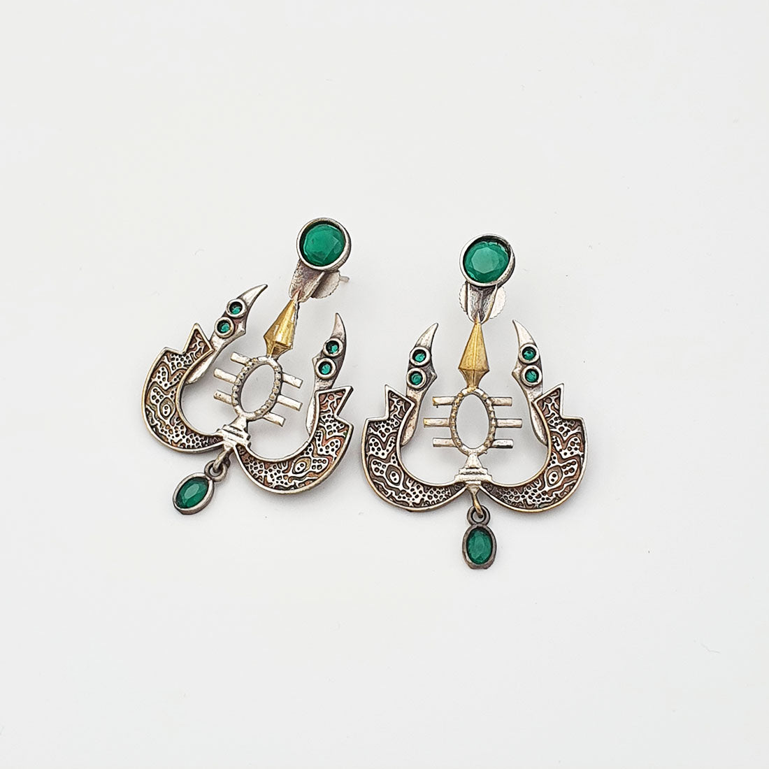 Shiva Trishul Earrings - Ticara Town