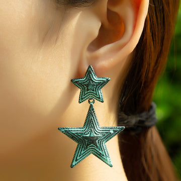 Five-Pointed Star Earrings