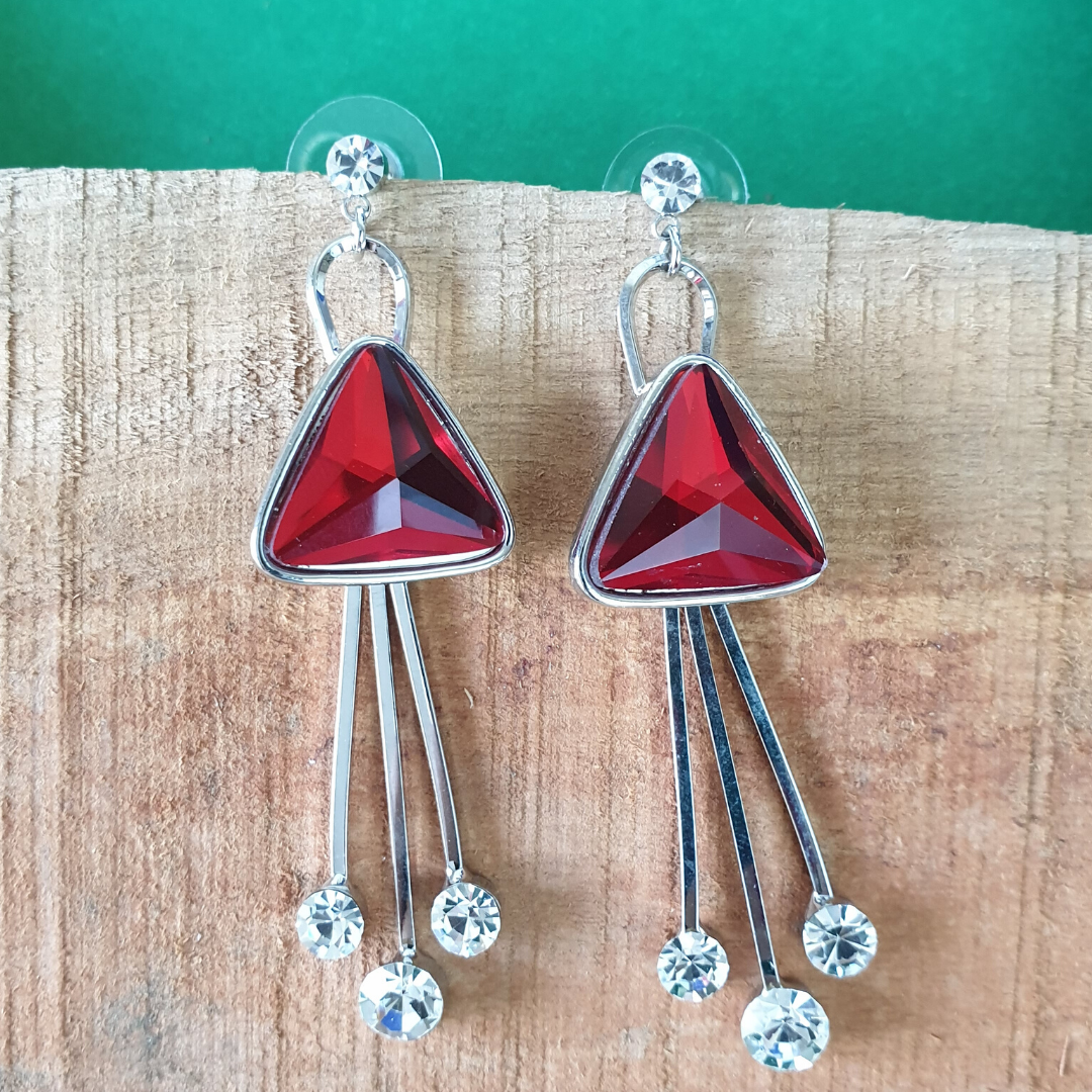 Geometric Pendulum Earrings - Ticara Town